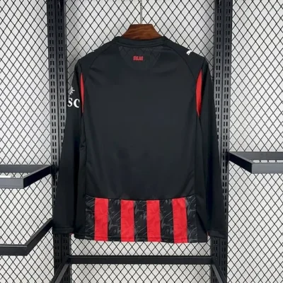 2025/2026 Long Sleeve AC Milan Home jersey - Image 2