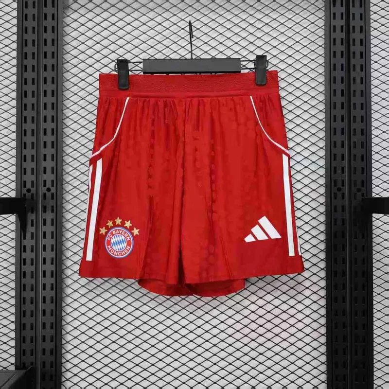 5f7a3a52f4782b5c13af19942be2594d 2025/2026 Player Version Bayern Munchen Home Shorts - Image 1