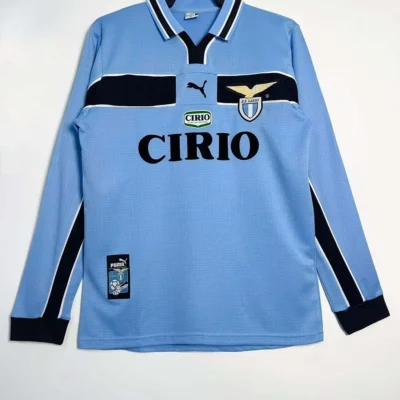 1998/1999 Retro Long Sleeve Lazio Home jersey