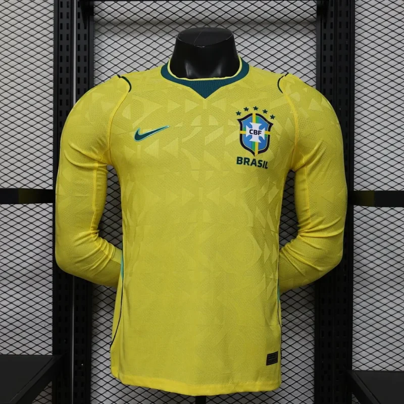 2026 Player Version Long Sleeve Brazil Home - Image 1