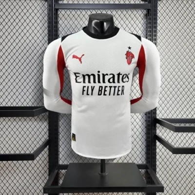 2025/2026 Player Version Long Sleeve AC Milan Away jersey