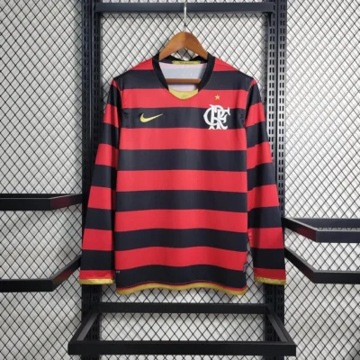 2008/2009 Retro Long Sleeve Flamengo Home jersey