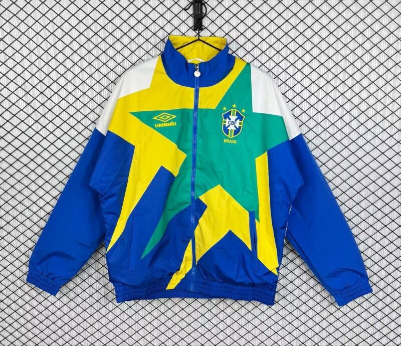 6f2b0e826959fdb42dbe7f3cbcef9e6a 1993/1994 Retro Brazil Windbreaker jersey - Image 1