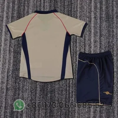 2001/2002 Retro Arsenal Away  kids kit jersey - Image 2