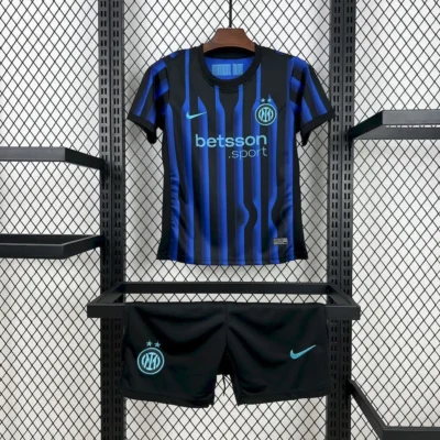 2025/2026 Inter Milan Home kids kit jersey