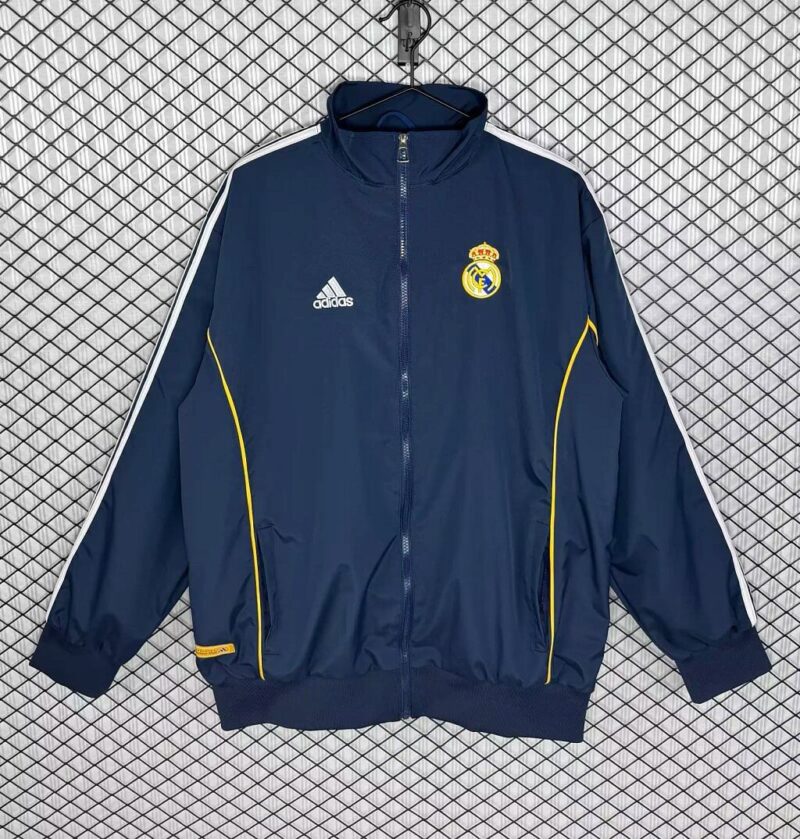 7d3b7a2db32a680bccca241bb962b72e 1999/2000 Retro Real Madrid Windbreaker jersey - Image 1