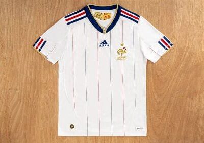 2010 Retro France Away jersey