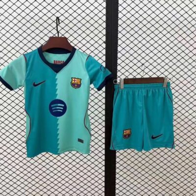 2026/2027 Barcelona Third away kids kit jersey