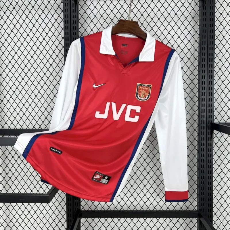 1998/1999 Retro Long Sleeve Arsenal Home jersey - Image 1