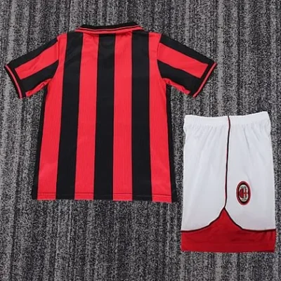 1997/1998 Retro AC Milan Home kids kit jersey - Image 2