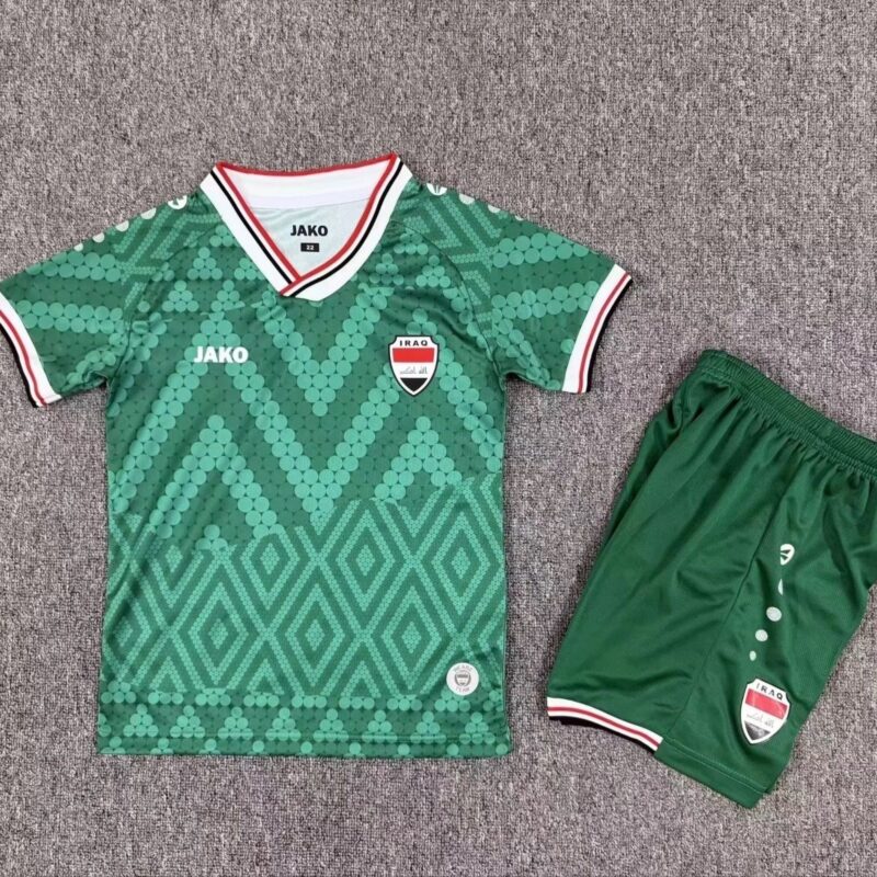 978124b0-8a7d-4fd6-8dc2-88fcd272e51b 2026 Iraq away kids kit jersey - Image 1