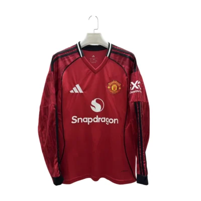 2025/2026 Long Sleeve Manchester United Home jersey