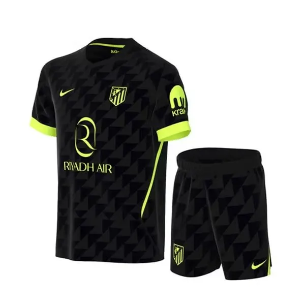 9d034b0ea4a57e86175cc288c67331a4 2026/2027 Atletico Madrid Away kids kit jersey - Image 1