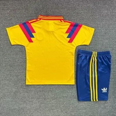 1990 Retro Colombia Home kids kit jersey - Image 2