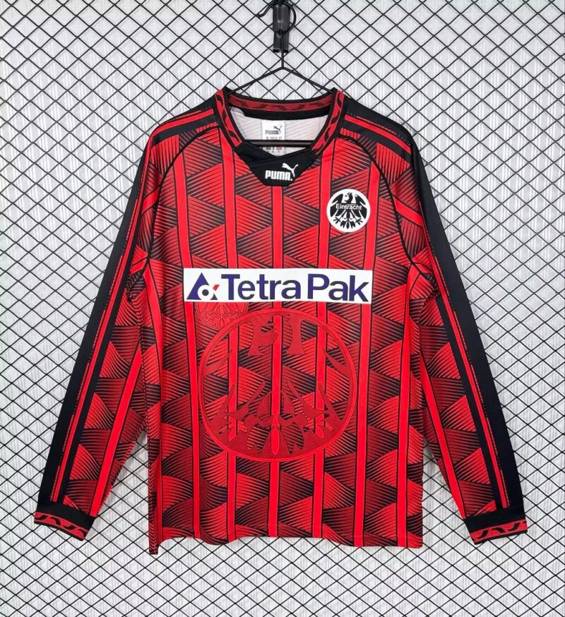 a6f0de731cf72b80440a06c5a066704c 1995/1996 Retro Long Sleeve Eintracht Frankfurt Home jersey - Image 1