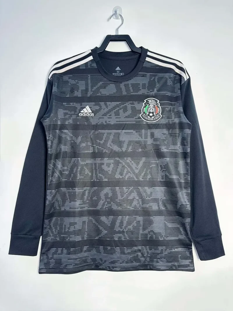 a7f38ededada8a769a34b3e2a044ee4d 2019 Retro Long Sleeve Mexico Home jersey - Image 1