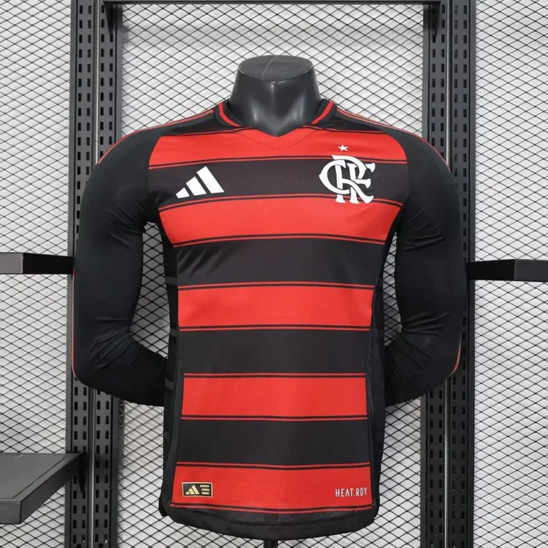 a8cff2d77d2818b11bba290a1b733aa4 2025/2026 Long Sleeve Player Version Flamengo Home jersey - Image 1