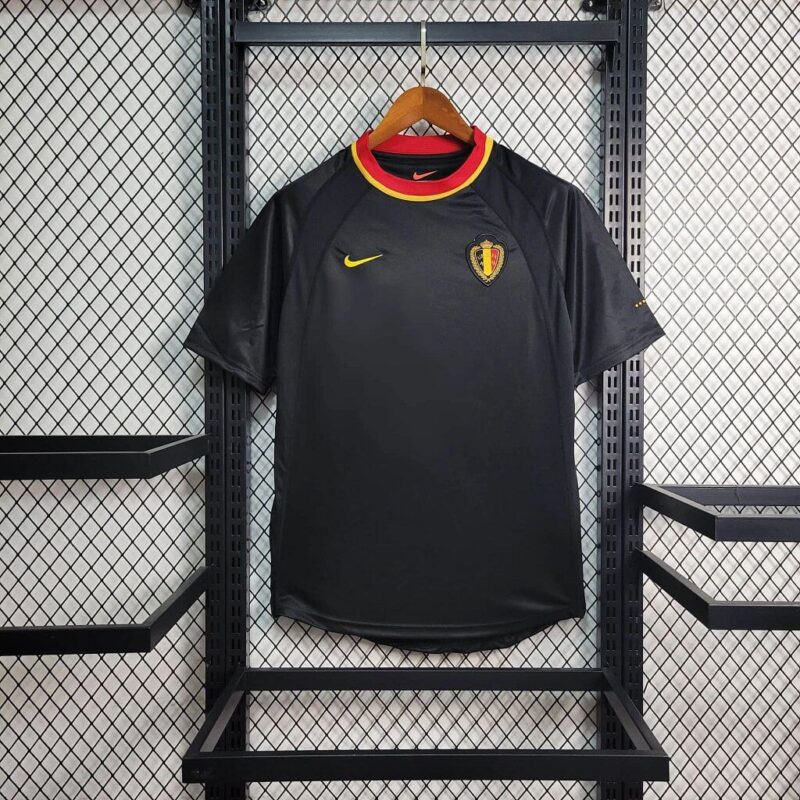 ad8f9f0f632e42299a41a7a4a71f7ff6 2000 Retro Belgium Away jersey - Image 1
