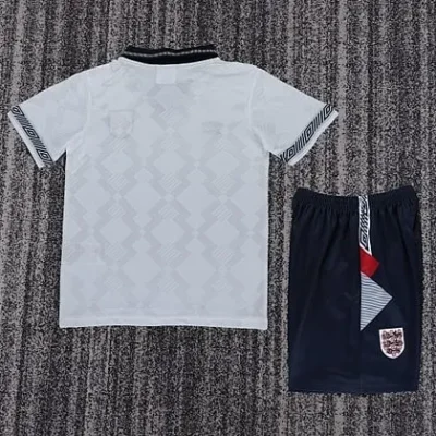 1990 Retro England Home kid kit jersey - Image 2