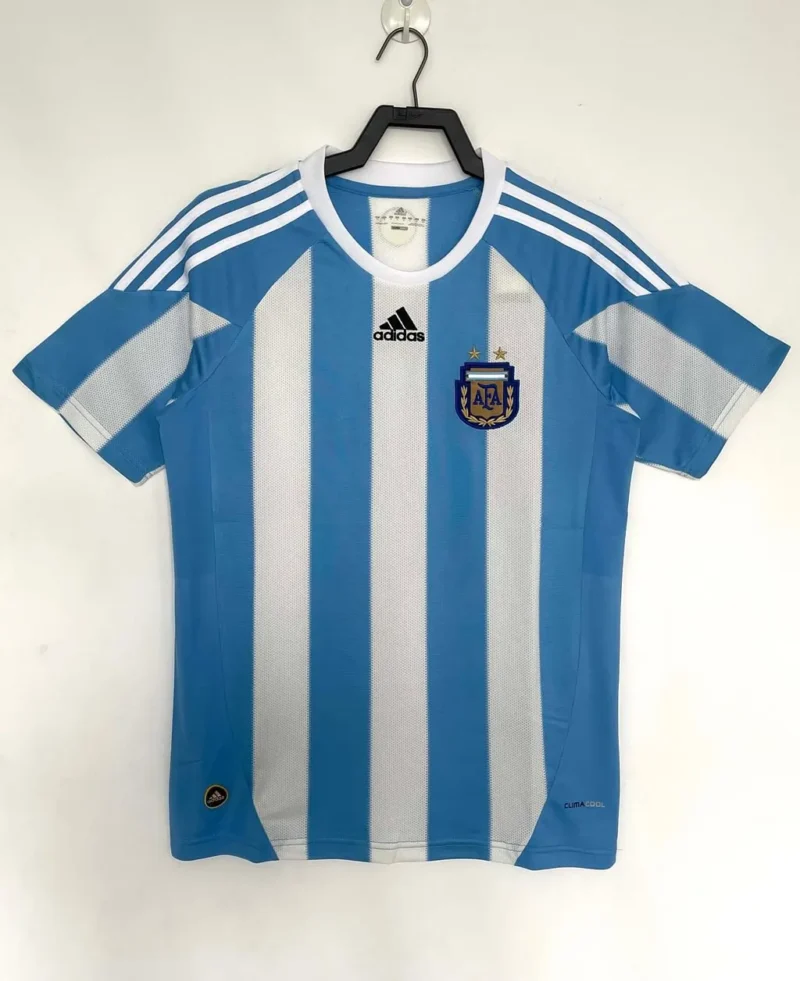 b3302e1833ad287246c667766660168a 2010 Retro Argentina Home jersey - Image 1