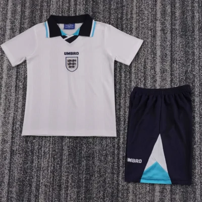 1996 Retro England Home kids kit jersey