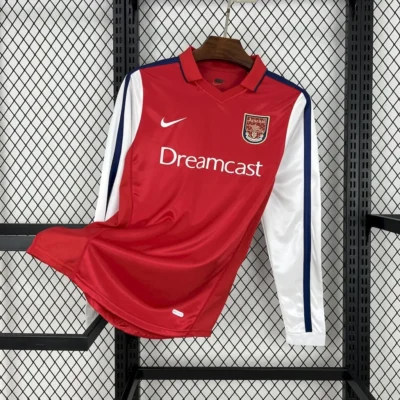 2000/2001 Retro Long Sleeve Arsenal Home jersey