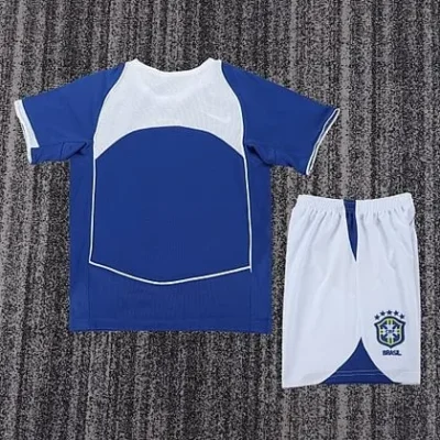 2004 Retro Brazil Away kids kit jersey - Image 2