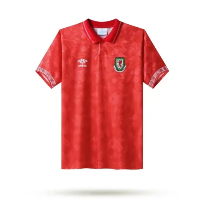 1990 Retro Wales Home jersey