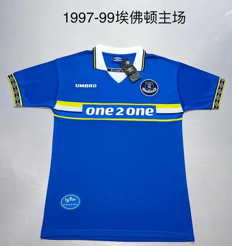 c46e32d1349e52cfdb4371b05b519983 1997/1999 Retro Everton Home jersey - Image 1