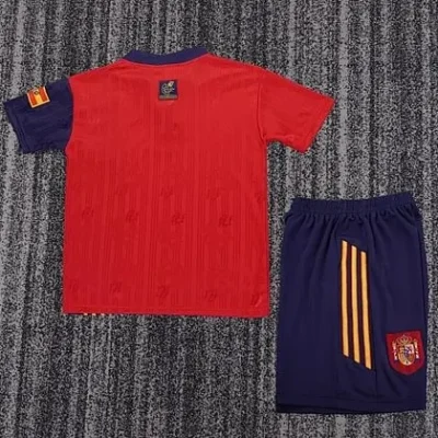 1996 Retro Spain Home kids kit jersey - Image 2