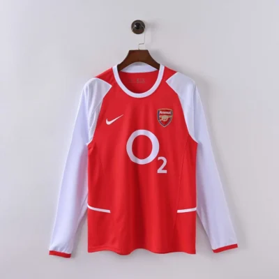 2004/2005 Retro Long Sleeve Arsenal Home jersey