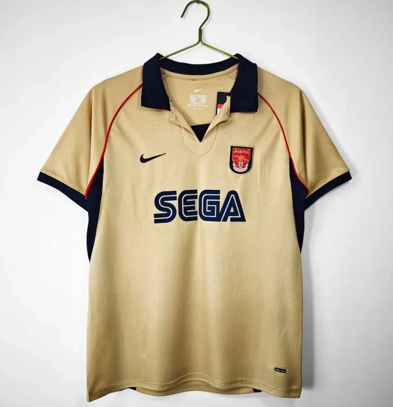 cb2b3c4dc534cfe33bac5006d0b0bdf2 2001/2002 Retro Arsenal Away jersey - Image 1