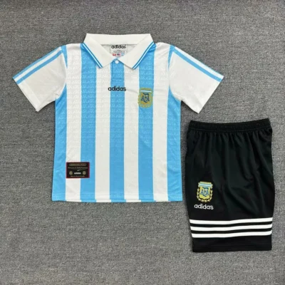 1994 Retro Argentina Home kids kit jersey