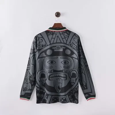 1998 Retro Long Sleeve Mexico Third Away jersey - Image 2