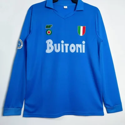 1987/1988 Long Sleeve Retro Napoli Home jersey