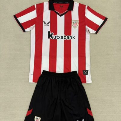 2025/2026 Athletic Bilbao Home kids kit