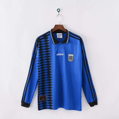 1994 Retro Long Sleeve Argentina Away jersey