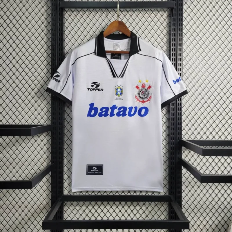 e278d760fdac158c9c8574f40e27d0e9 1999/2000 Retro Corinthians Home jersey - Image 1