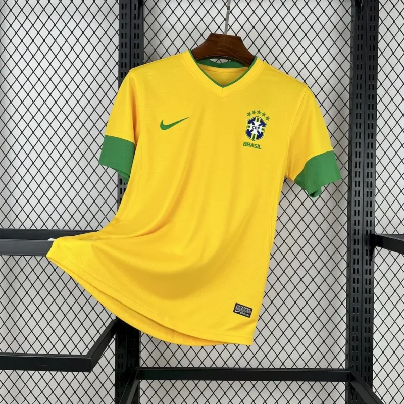 e387c98750e86819502b0e6c6f021c67 2012 Retro Brazil Home jersey - Image 1