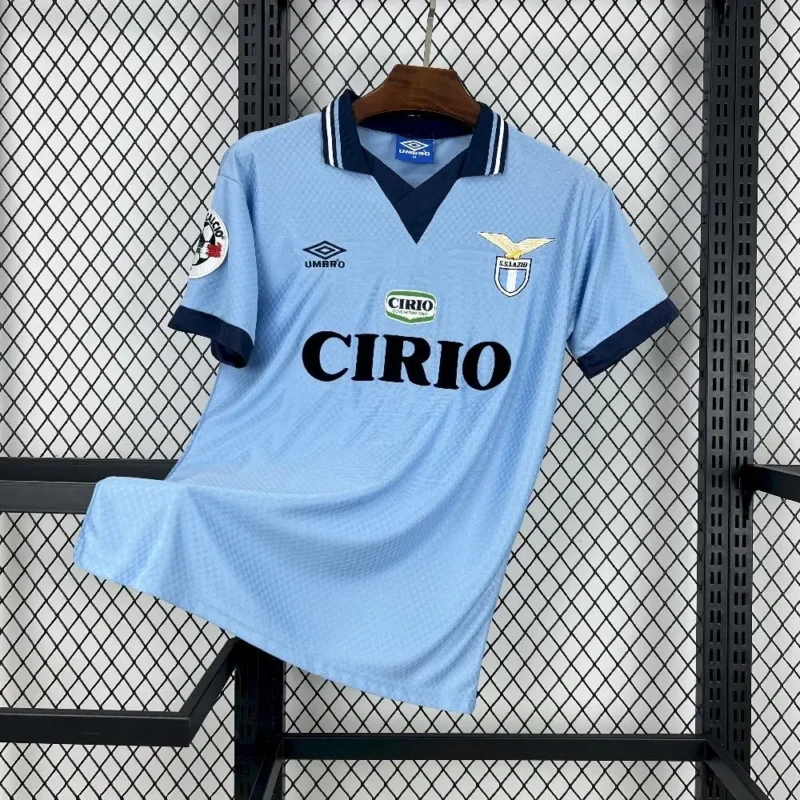 e6801e107142a6a0127b4f1de9e9fa10 1996/1997 Retro Lazio Home jersey - Image 1