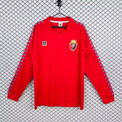 1983 Retro Long Sleeve Osasuna Home jersey