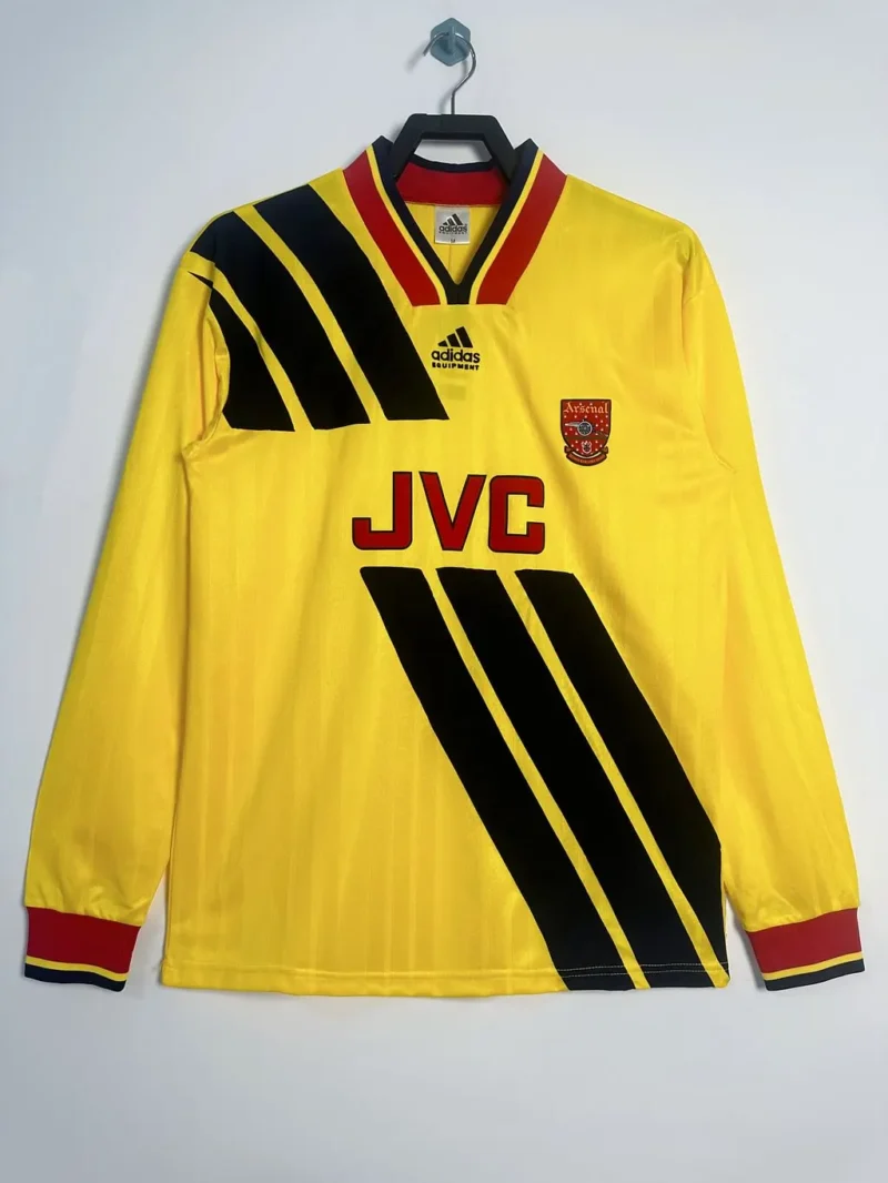 e70de0497f04905ea61cefcb06121018 1993/1994 Retro Long Sleeve Arsenal Away jersey - Image 1