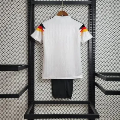 1990 Retro Germany Home kids kit jersey - Image 2