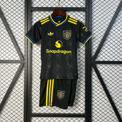 2025/2026 Manchester United Third Away kids kit jersey