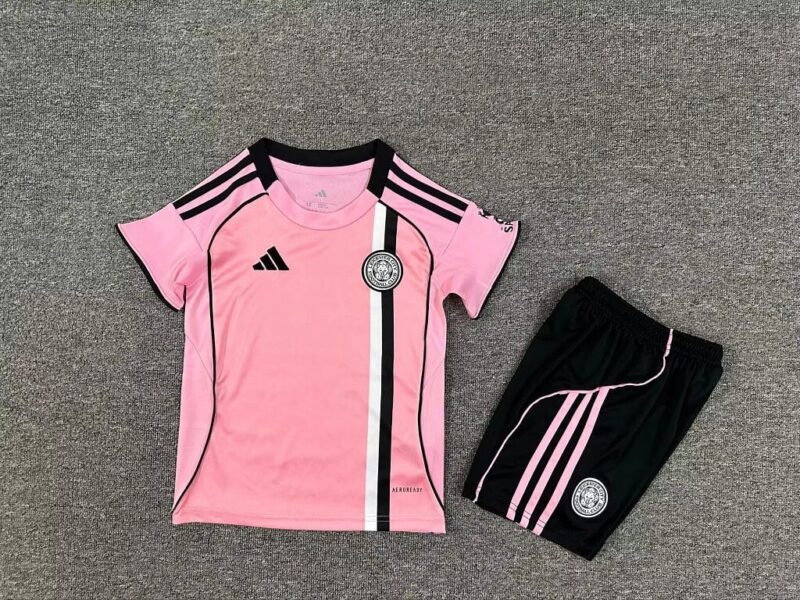ea38ed93d822db8389f119dd2b367127 2025/2026 Leicester City Third Away kids kit jersey - Image 1