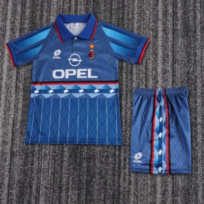 1995/1996 Retro AC Milan Away kids kit jersey