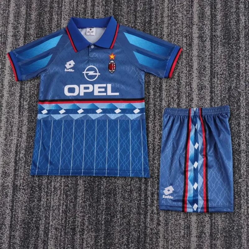 1995/1996 Retro AC Milan Away kids kit jersey - Image 1