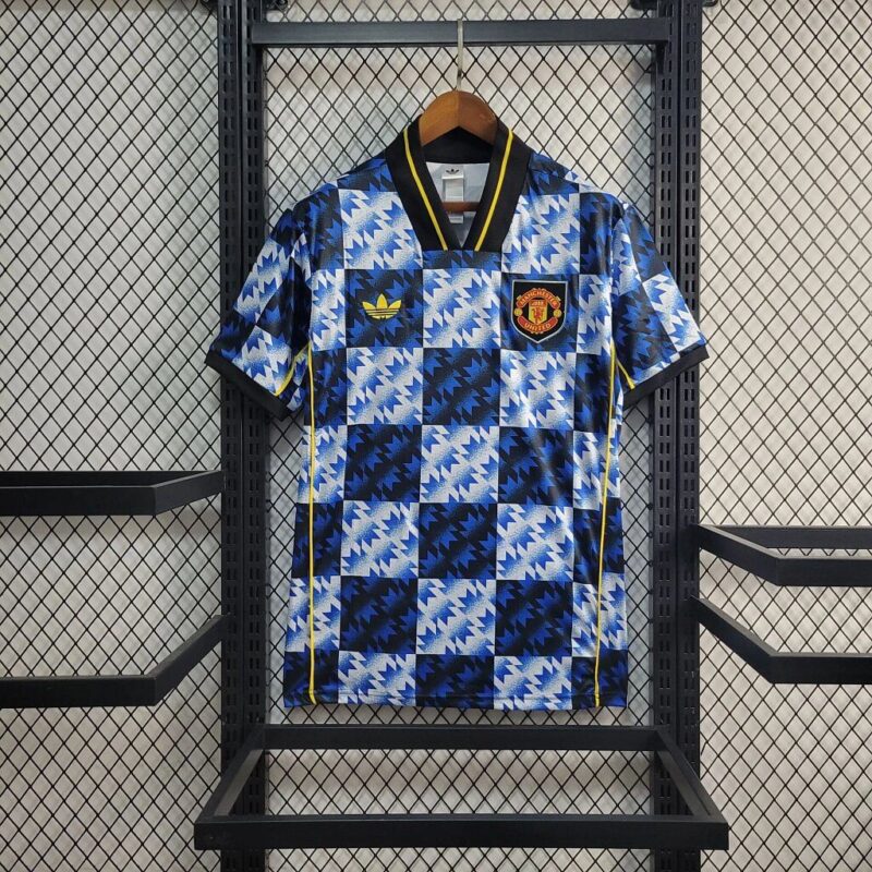 ec2ae2dd1e24a8d9b50ffd7d1cf10911 2025/2026 Long Sleeve Manchester United Away jersey - Image 1
