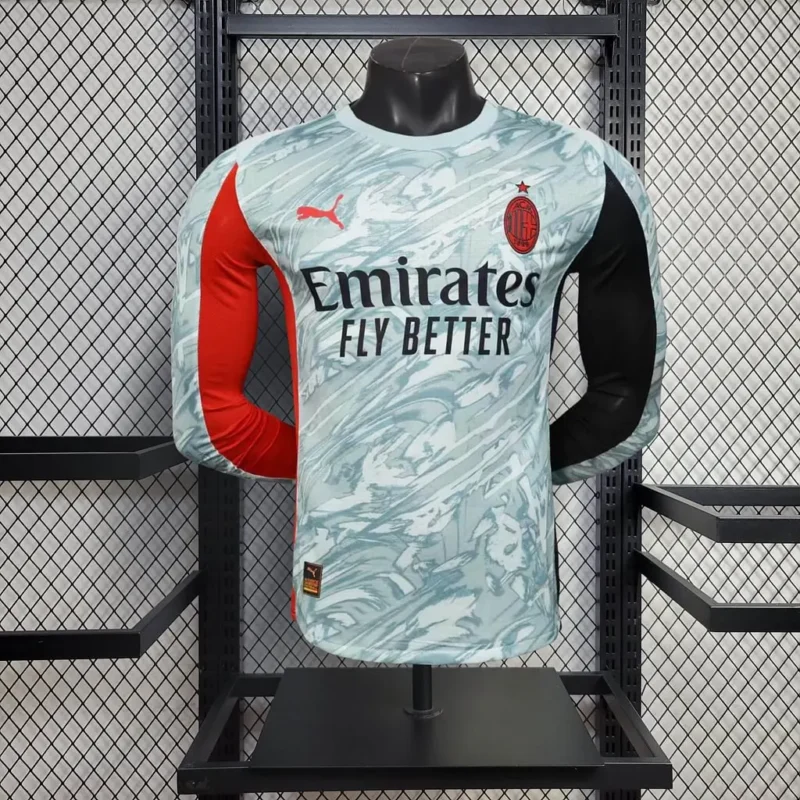 2025/2026 Player Version Long Sleeve AC Milan Away jersey - Image 1