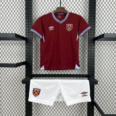 2025/2026 West Ham United Home kids kit jersey